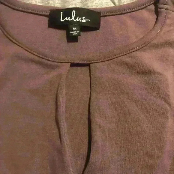 Lulus Medium Darlene Dusty Purple Skater Dress NWT - Picture 7 of 8